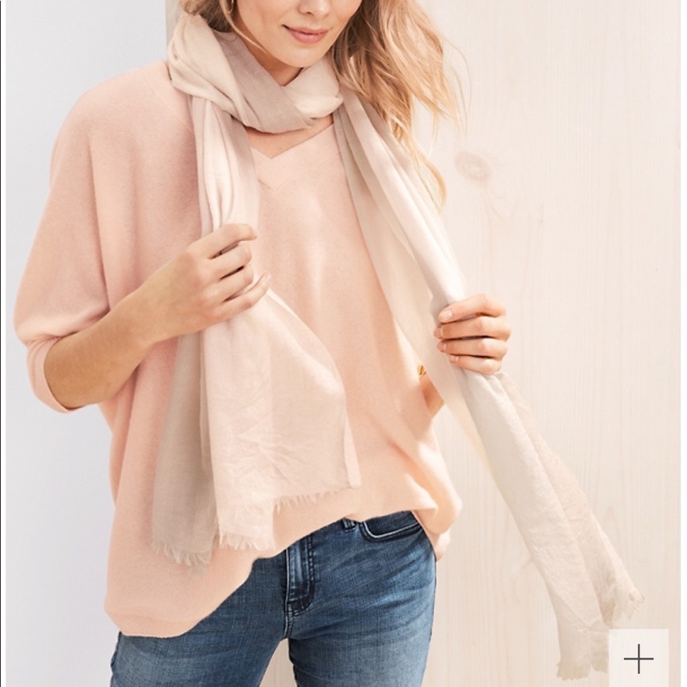 Garnet Hill cashmere scarf